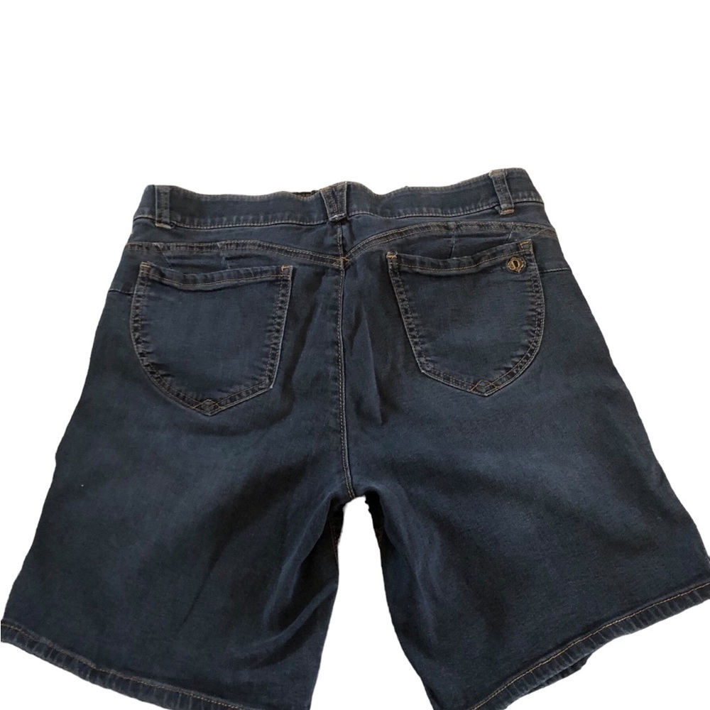 Democracy Ab’Solution Bermuda Stretch Short Blue Size 12X8” Casual Vacation - Picture 2 of 5